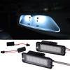 2 Pieces Very Bright LED License Plate Lights Replacement IP65 Waterproof Long Life Plate Lamp Set for Models