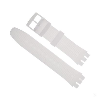 Kompatibilní s řemínkem 19 mm, měkký silikonový náhradní pro muže i ženy