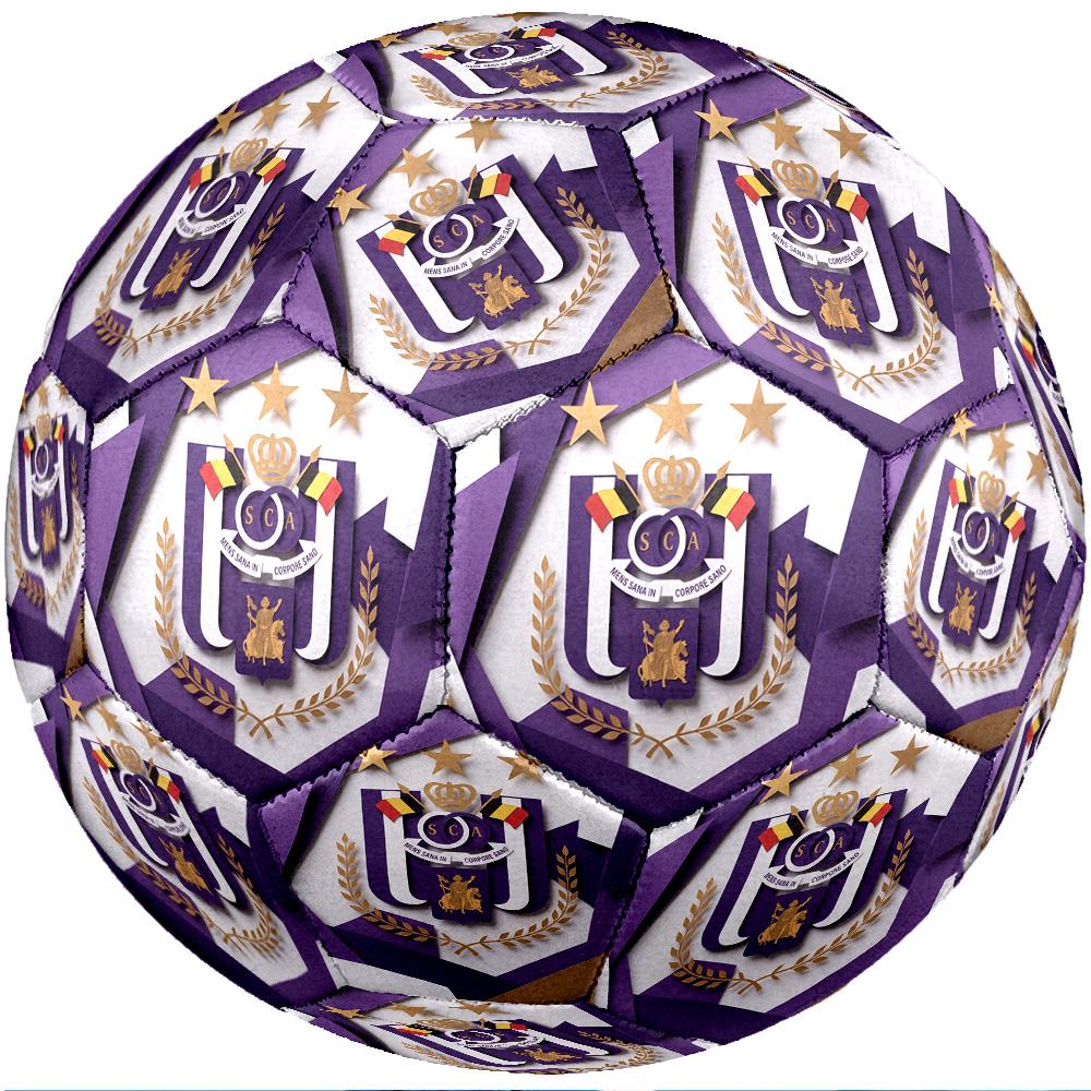 Anderlecht FC Size 5 Standard Football Durable Training Match Soccer Ball for Adult Outdoor Sports