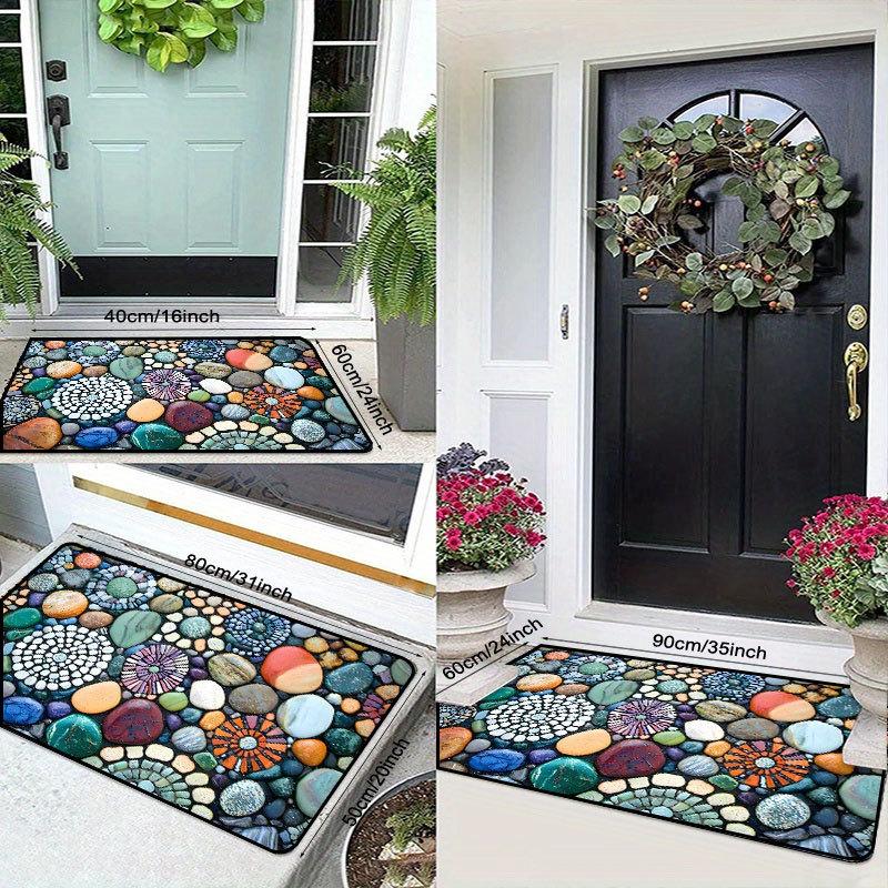 Optical Illusion Door Mat Flat Welcome Doormat Suitable for Indoor and Outdoor Use, Perfect for Front Doors, Entryways, Bedroom