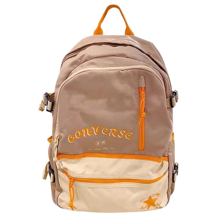 New Converse Polyester Backpack Medium Size Unisex Khaki 10026178-A04