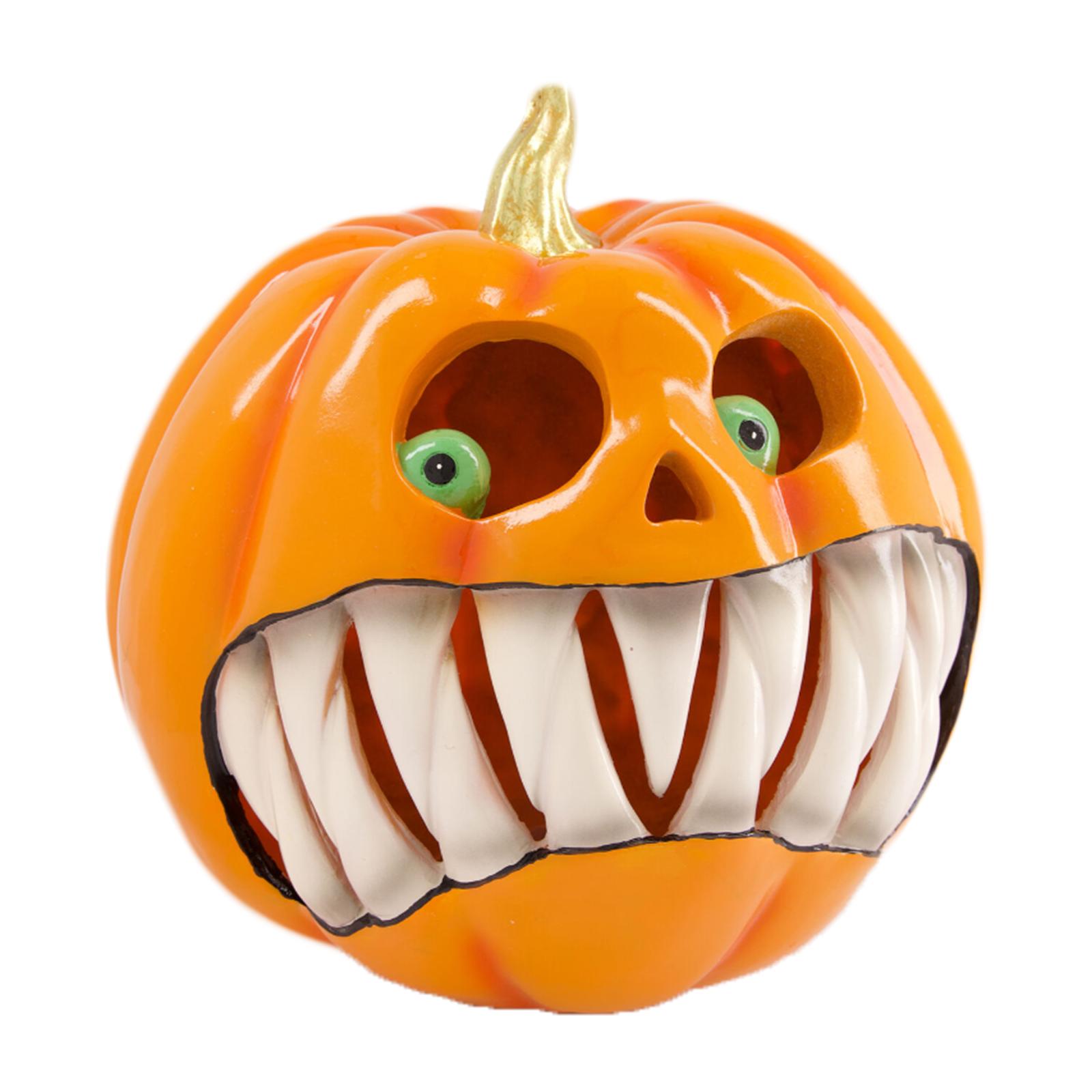 

Orangefarbene Kürbis-Halloween-Dekoration One Size белый