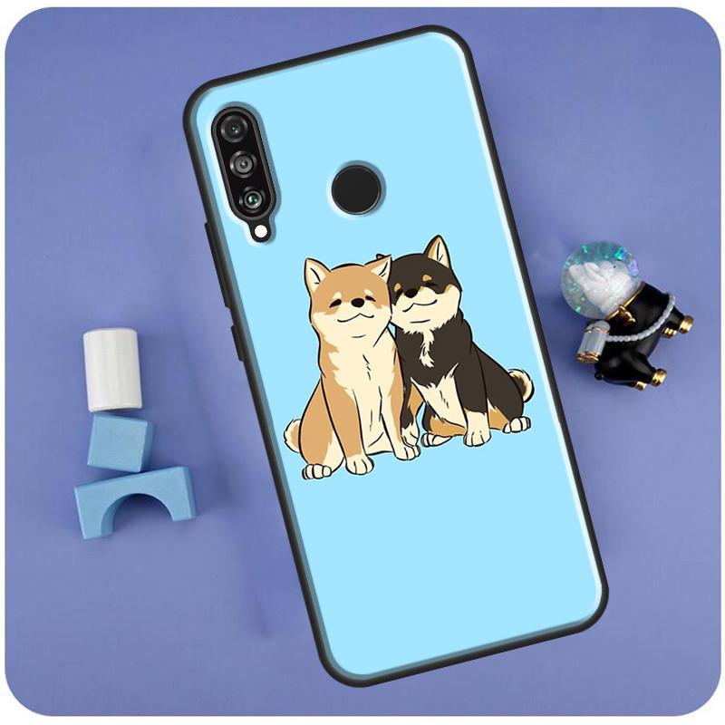Cute Kawaii Shiba Inu For Huawei Nova 11 Pro 9 10 SE 7i 8i 11i 12i Y60 Y61 Y70 Y72 Y73 Y90 Y91 P30 P40 Lite Case