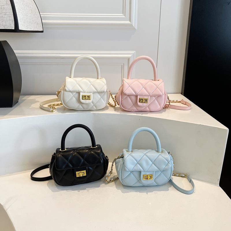 2025 Summer New Women's Bag Simple Trend Crossbody Bag Small Fragrance Style Versatile Small Bag Women's Mini Shoulder Bag