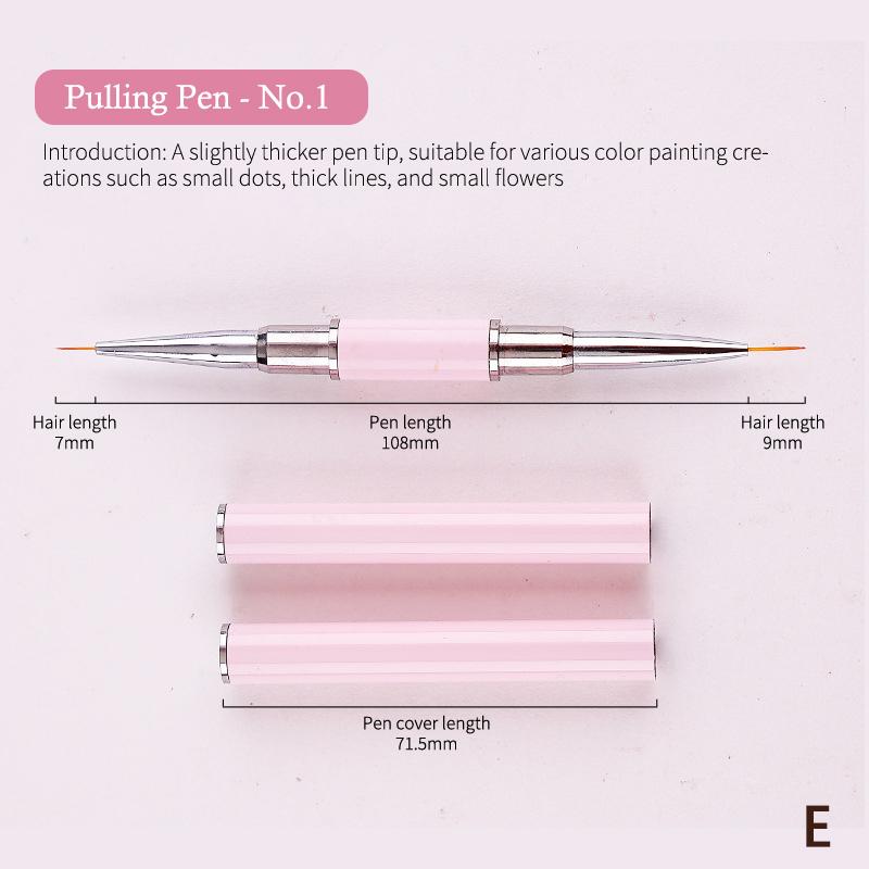 

Nail Art Brush Professional Thin Liner For Manicure Decoration Brushes Set Nails French Paint Uv Gel Acrylic Decorating Tools