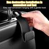 Multi-Functional Hook Car Seat Headrest Hook Auto Back Seat Organizer Hanger Handbag Clothes Bracket Car Seat PU Leather Hook