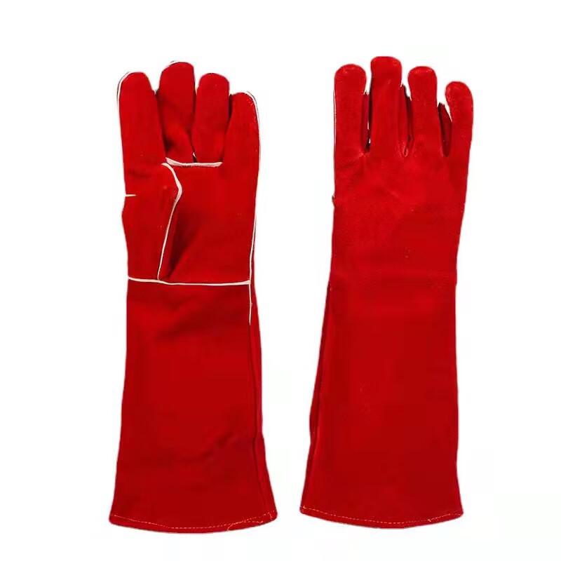 Langmei Extended Suede Cowhide Welding Gloves