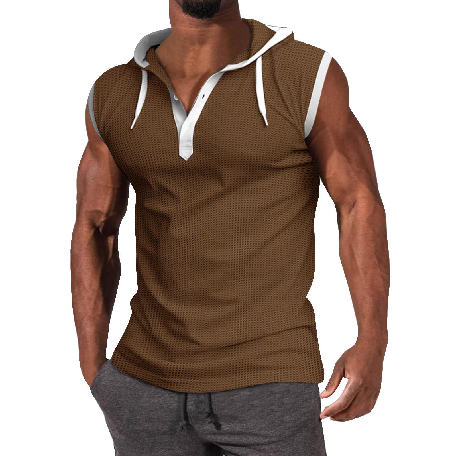 

Мужская летняя пляжная майка для серфинга, большой размер, повседневный дышащий топ без рукавов, свободная майка с принтом, мужская рубашка XXL кофейный