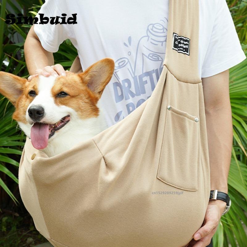 Bequeme Hundetasche Haustier Out Umhängetasche Outdoor Reise Tragbare Katze Welpe Sling Bag Tote Haustiertragezubehör