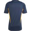 Adidas Striped Color Block V-Neck Short Sleeve Soccer Jersey 23 Season Real Madrid Men jersey Legendary-Ink-Blue IB0867