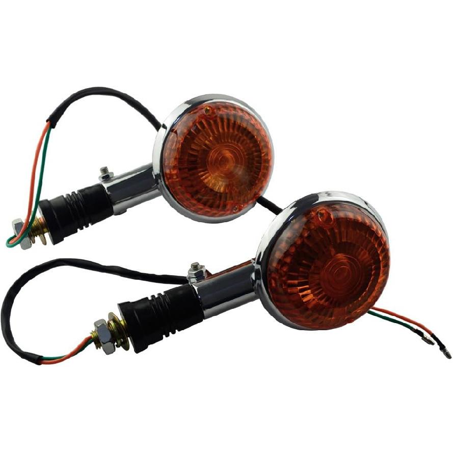 Road Passion 2 pcs Universal Motorcycle Rear Turn Signal Indicator Light Replacement for Yamaha Road Star 1999-2003/ Royal Star 1996-2004/ XV1100 V
