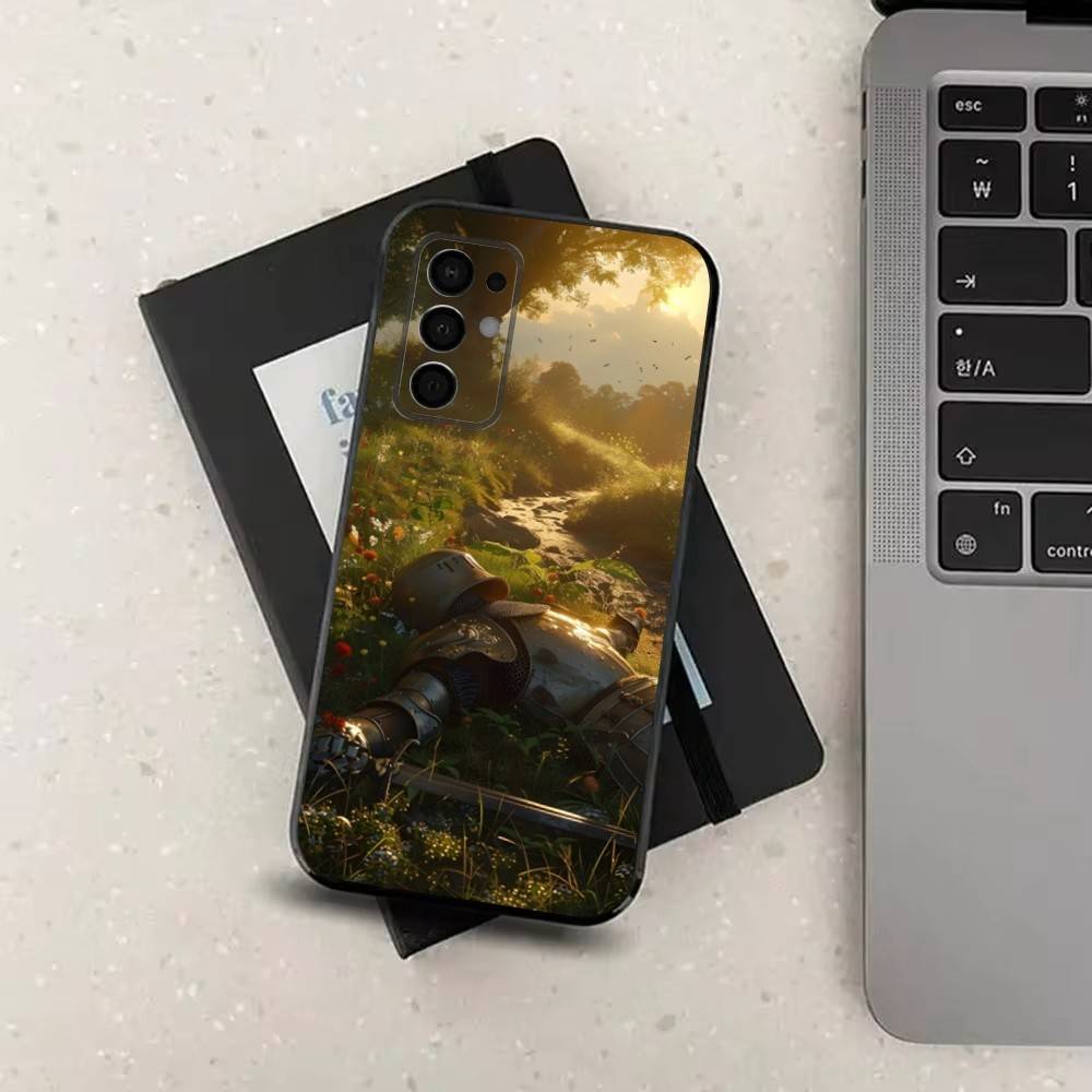 Crusaders Templar Knight For Samsung Galaxy A73,31,Note,72,41,8,9,52,J7,22,71,53,32,Soft Black Silicone Cover Case