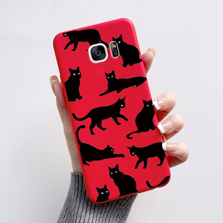 Per Samsung S7 Edge Custodia Galaxy S7 Fundas Cover Morbido Silicone Protettivo Custodia per Telefono Per Samsung Galaxy S6 S6 edge Coque Bumper