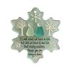 Snowflake Shaped Sea Acrylic Christmas Friendship Decoration, Without Rope