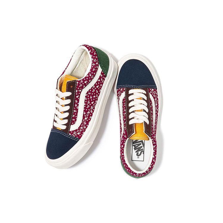 Vans Style 36 Series Comfortable Low-Top Skate Shoes Unisex Sneakers Blue Green Red VN0A4BVQ448