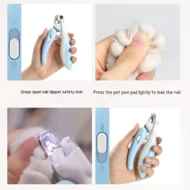 Professional Pet Nail Clippers Cat Nail Trimmer Labor-Saving Pet Claw Grooming Scissors for Dogs Small Animals Paw Nail Trimmer