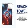 FC Bayern Munich Print Beach Towel, Large Soft Quick Dry Towel for Beach Camping Swimming