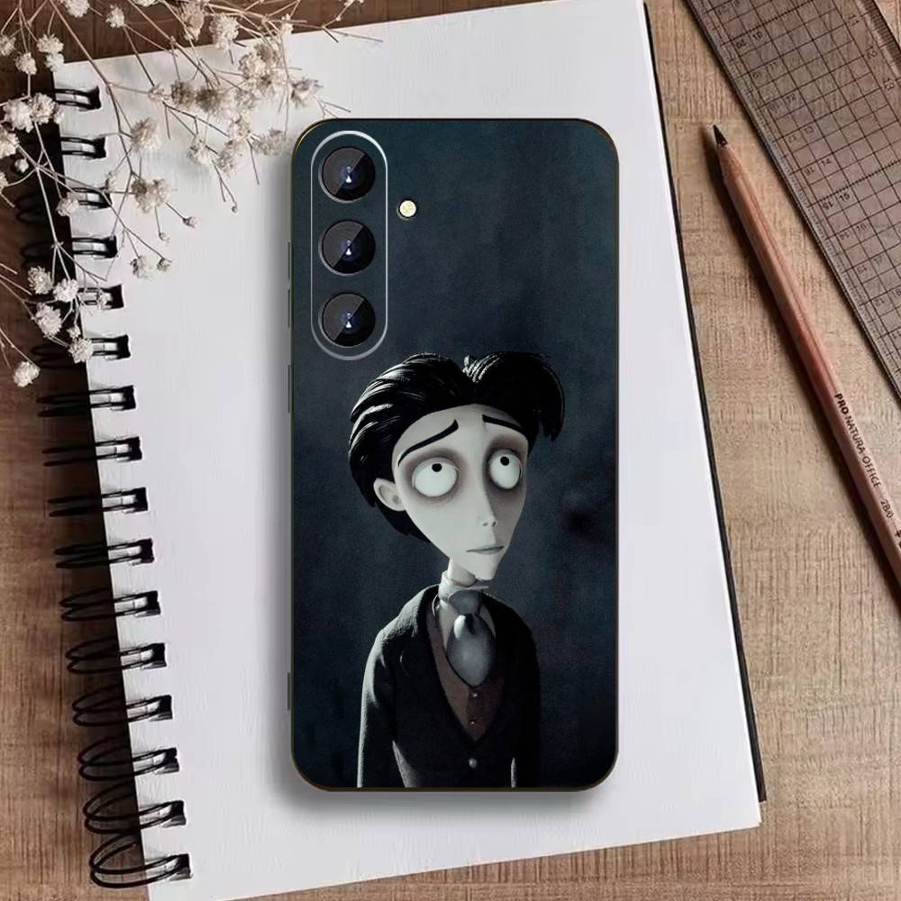 K-Corpse Bride Phone Case For Samsung Galaxy A73,21,22,32,71,53,52,51,80,5G Soft Black Cover