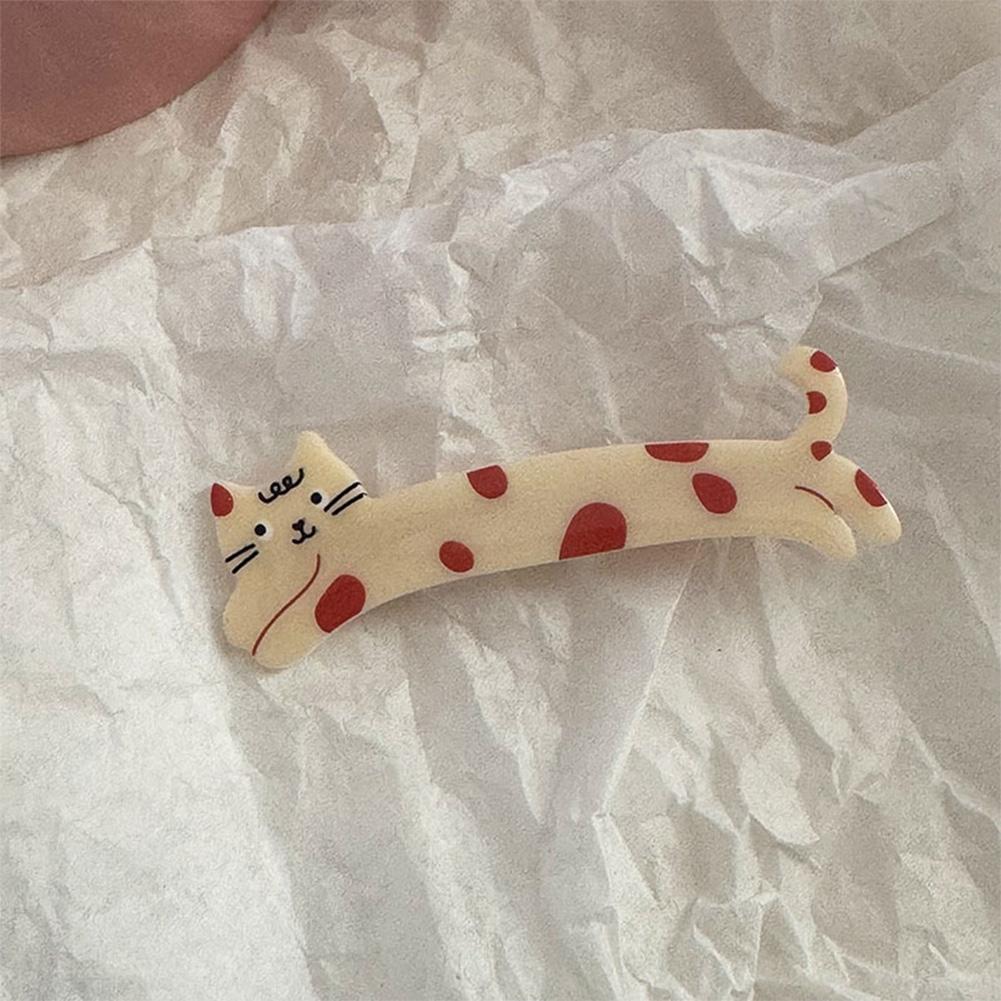 Cute Long Cat Duckbill Hair Clip Sweet Girl Funny Bangs Make-up Tools Hairpin Cartoon Animal Headwear Hair Accessories Gifts