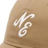 New Era 9THIRTY NE Logo Khaki Size 930 NONWAS NELOGO KHA WHI 25J Non-Wash Cap, L/XL,
