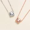 Smile Smiley Face Necklace Fashion Expression Pack Creative Niche Personality Cute Pendant Collarbone Chain Female Tide Quality