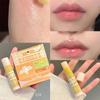 Ovocný přírodní čirý balzám na rty Vyživující třešňová maska ​​na rty Roztomilá želé tónovaná lesklá tyčinka Zesvětlující linky Plump Lip Care