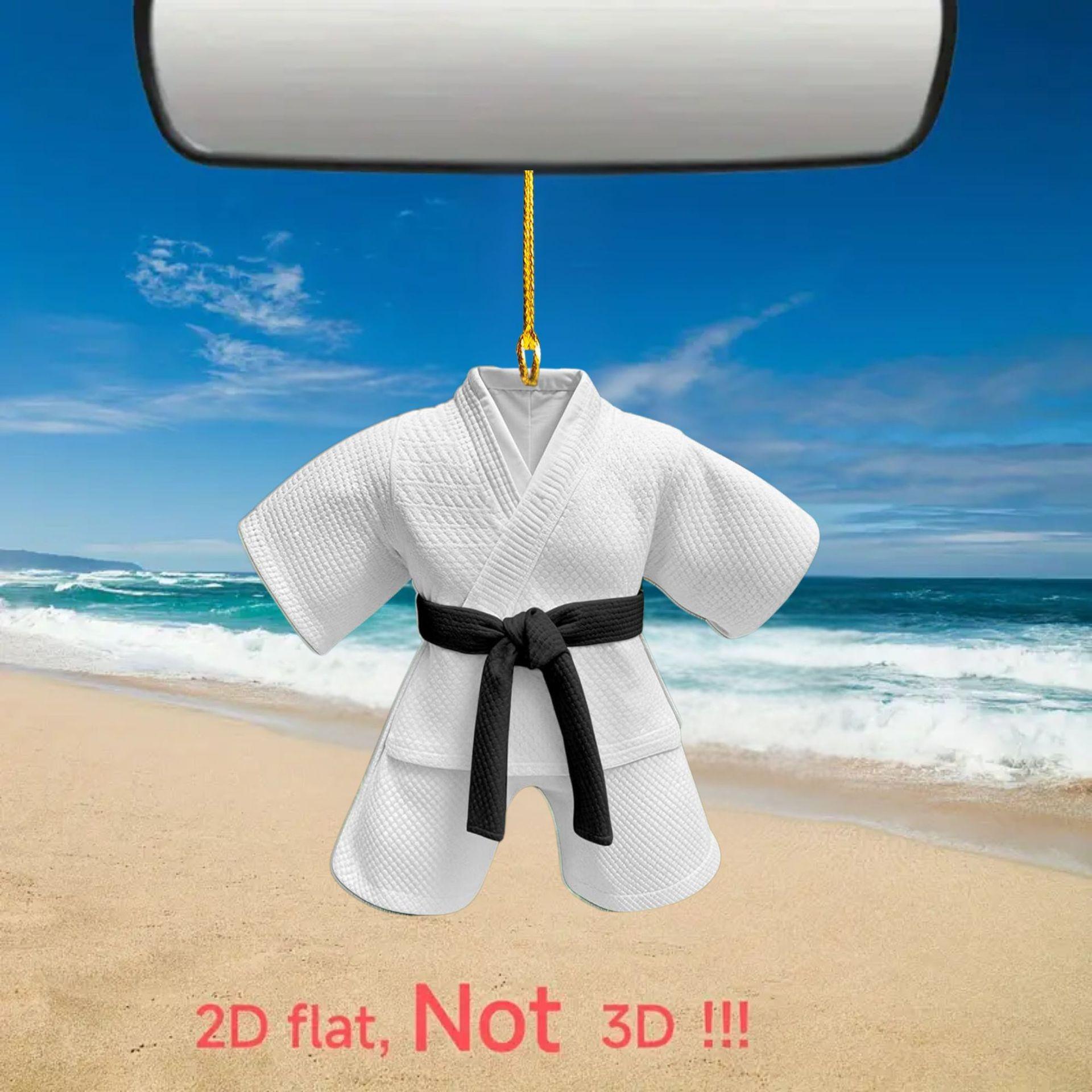 Acrylic Tae Kwon Do Hanging Car Ornament Pendant