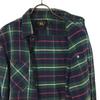 RRL One Star Check Long Sleeve Shirt XS Green System RALPH LAUREN Men's Used