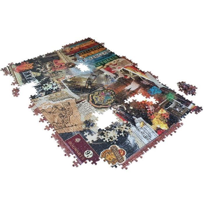 Puzzle harry potter poudlard 1000 pièces - nouvelle edition - cinéma et publicité - winning moves