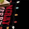 Christmas Colorful Letters Printed Blanket for Sofa Travel Camping Living Room Office Conditioning Blanket for All Seasons Gifts