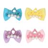 20pcs Dog Pet Puppy Crown Hair Bows Rubber Bands Grooming Accessories