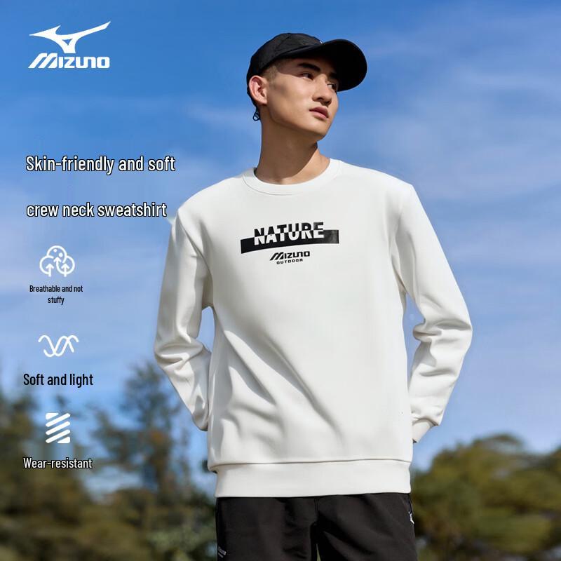 Mizuno Men's Outdoor Long Sleeve Crewneck Sweatshirt