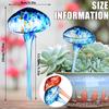 4 Pcs  Mushroom Shape Plant Watering Globes Large Self With 4 Funnels