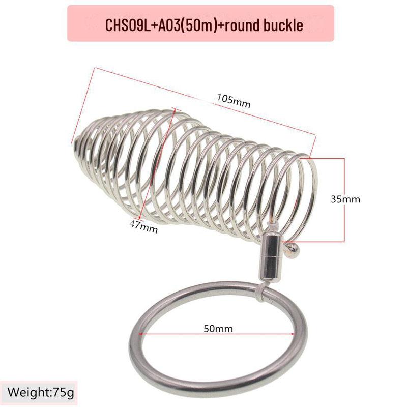 Rustfritt stål Wolf Tooth Penis Ring Sett - Bondage Clamp for menn og kvinner, sikker voksen leke for økt nytelse