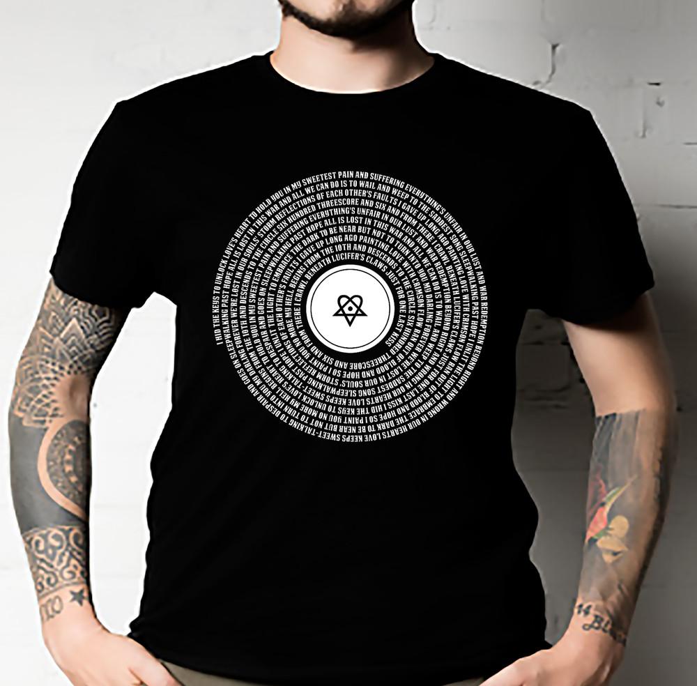 

Him Band Sleepwalking Past Hope Paroles Heartagram Ville Valo HIM T-shirt Unisex T-Shirt XXXL