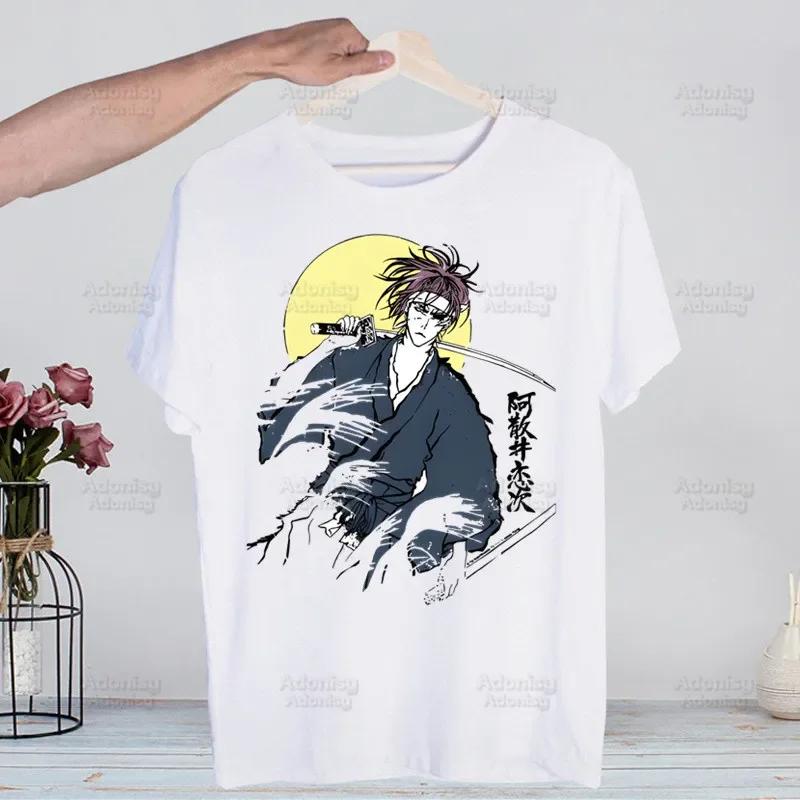 Bleach Kurosaki Ichigo Manga Anime Harajuku T-shirts Summer Men Hip Hop Funny Tshirt Streetwear t shirts Short Sleeve Tops