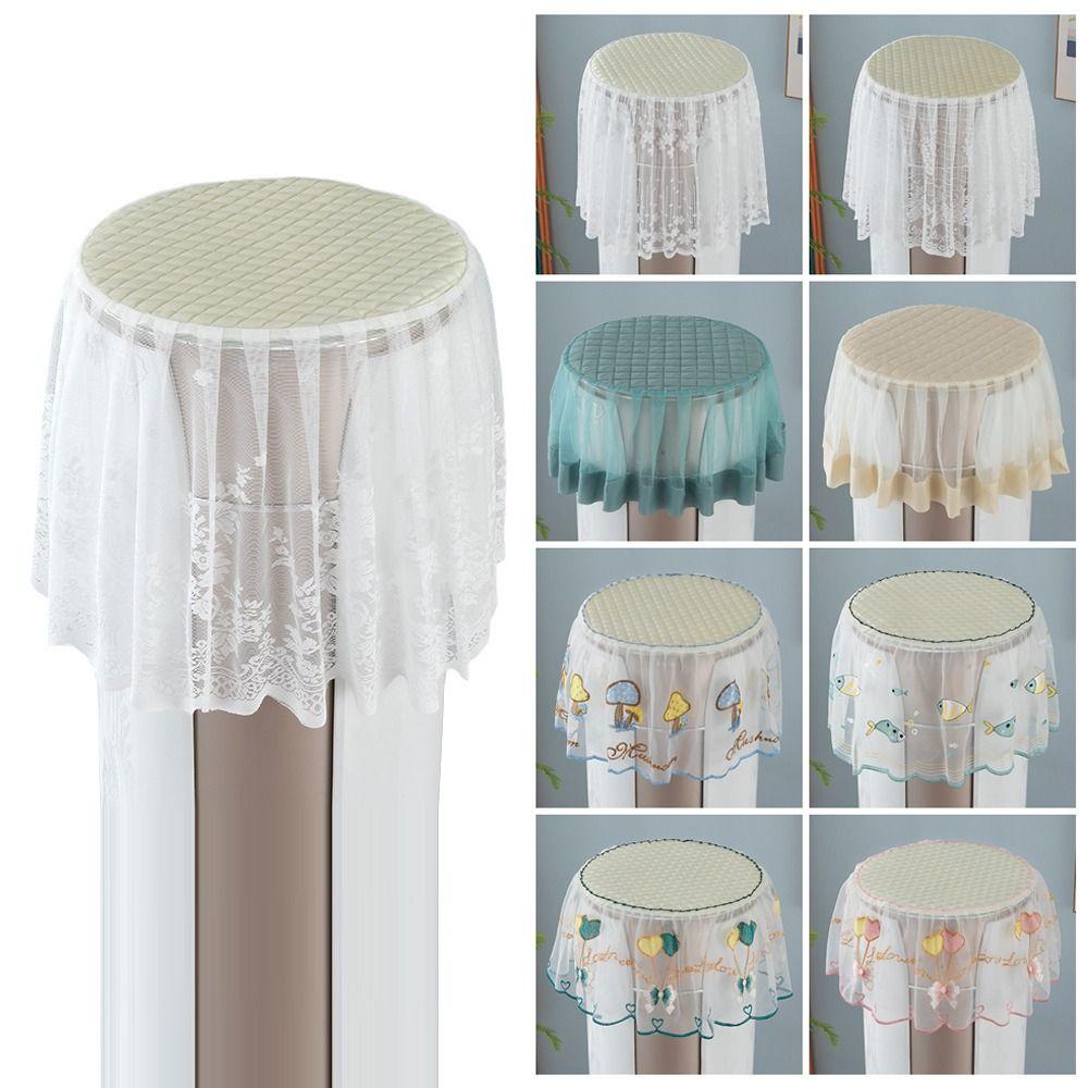 Lace+Polyester Air Conditioner Dust Cover Round Universal Anti-fouling Cover  Air Conditioner