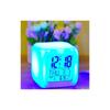 Stress Relieve Home Bedroom Child 7 Color Led Change Digital Glowing Alarm Clock For Relaxation