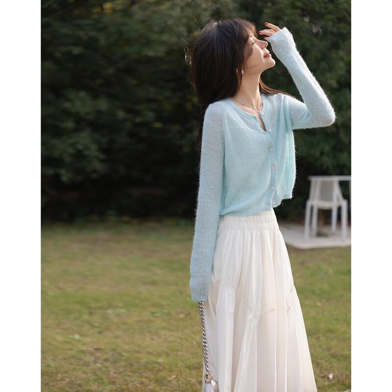 Women's Chic Sheer Detail Knit Top