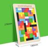 Wooden Magnetic Tetris Blocks - Educational 3D Puzzle Toy for Children