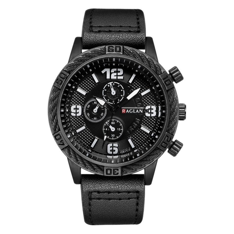 Retro Men's Sport Quartz Watch with Large Dial - Trendy Student Outdoor Fashion