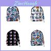 Mochila Espaçosa e Estilosa para Meninos Meninas Design de Desenho Animado para Escola e Aventuras de Viagem