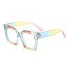Stylish Anti-Blue Light Floral Large Frame Sunglasses for a Slimming Effect