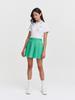 SERGIO TACCHINI W Goat Woven Pleated Skirt (L.Green)