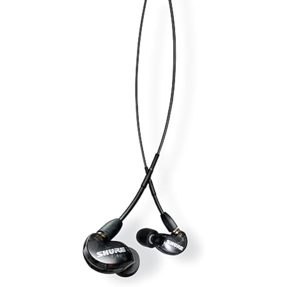 

[VGP Hall of Fame Gold Award] SHURE Shure Earphone Wired SE215-K-A Translucent Black: High Sound ...