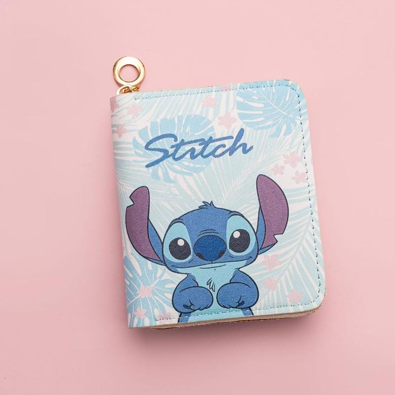 Cartoon Cartoon Pu Wallet Student Short Zipper Bag Change Bag ID Bag Card Bag