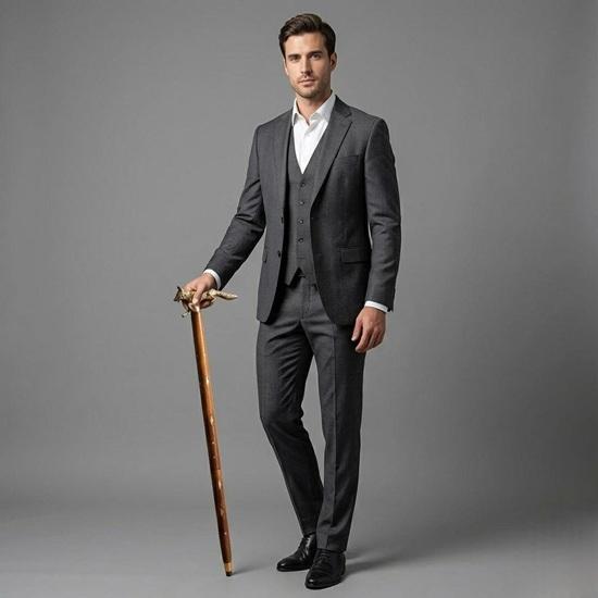 Handcrafted Brass Fox Handle Walking Cane Detachable Wooden Walking Stick, Accessory
