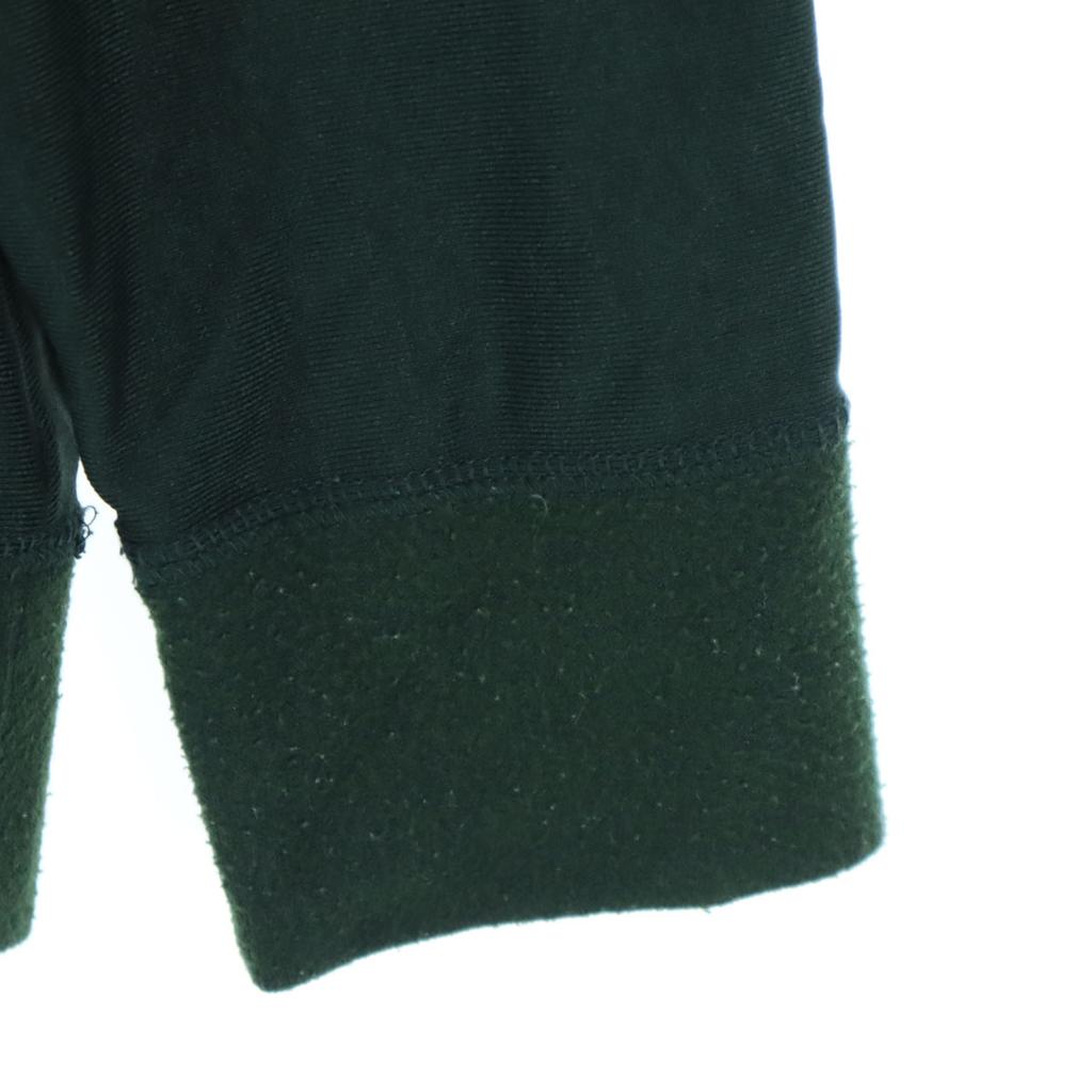 Milok Made in Japan Długi rękaw Wysoki dekolt Krój M khaki Koszulka z długim rękawem Kobiety Używane