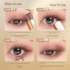 Instant Makeup~ Gradient Three-Color Eyeshadow Stick with Pearlescent Shine, Non-Fading, Long-Lasting Color, Easy-To-Use Eyeshadow Makeup for Women