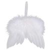 10-50pcs Angel Wings Love Pendant Christmas Tree Decoration White Feather Decoration For New Year Christmas Tree Decor